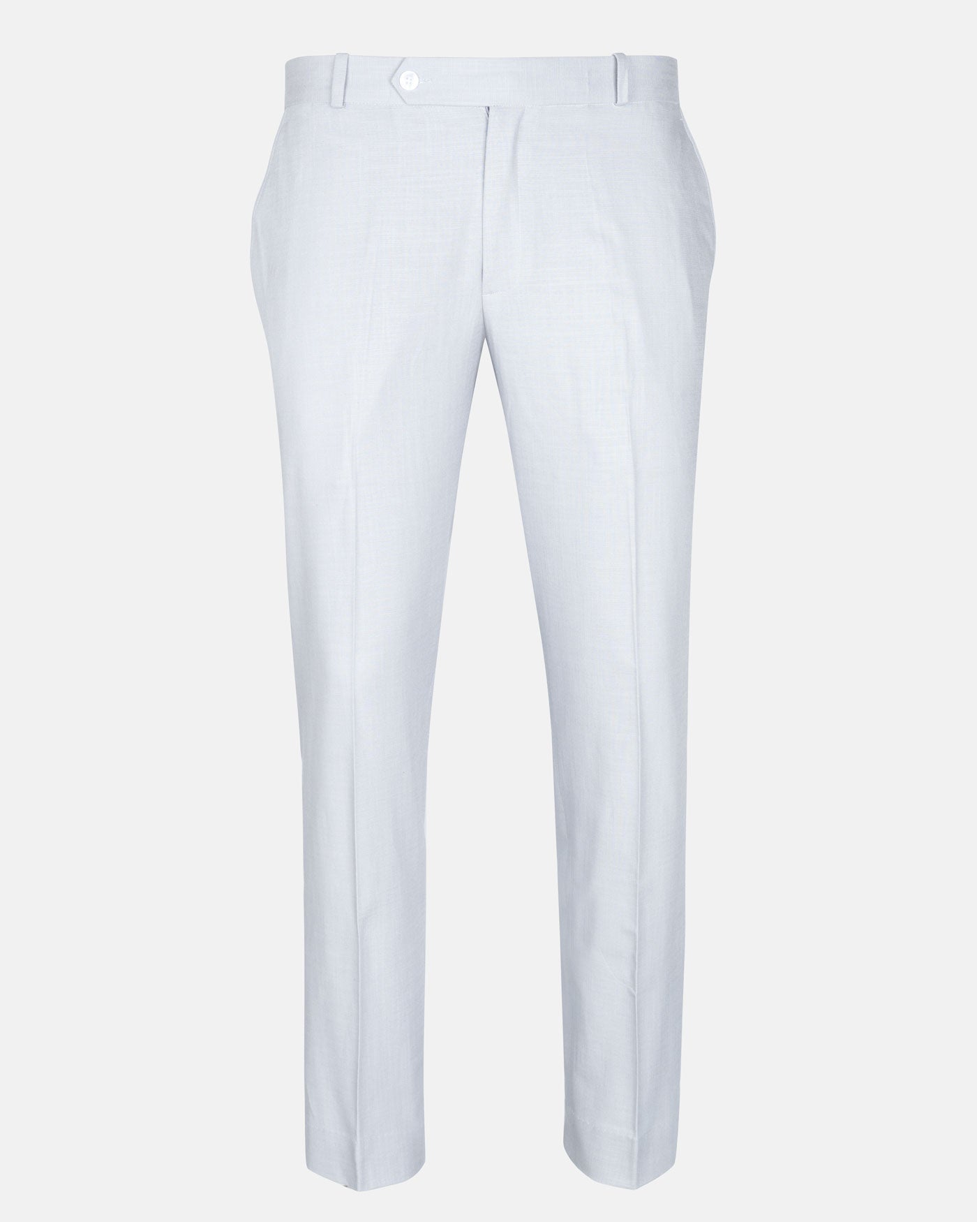 Zalix Silver Linen Formal Pant - John Ellies