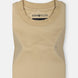 Naxet Cream Cotton Plain Oversized T-Shirt - John Ellies