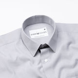 Renato Privilege Silver Grey Plain Oxford Cotton Shirt