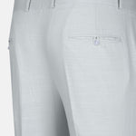 Zalix Pastel Olive Linen Formal Pant - John Ellies