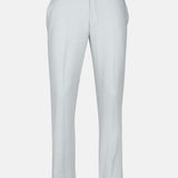 Zalix Pastel Olive Linen Formal Pant - John Ellies