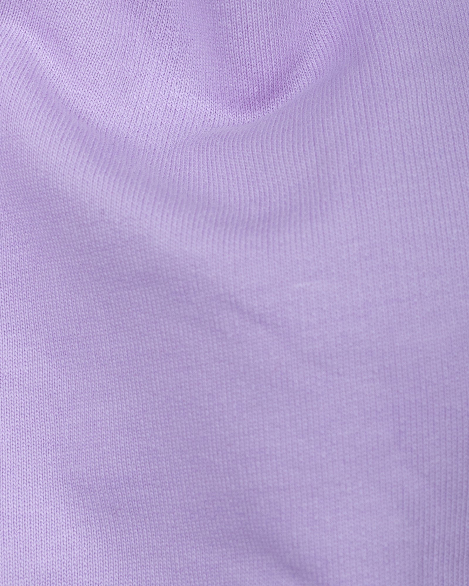 Naxet Lavender Cotton Plain Oversized T-Shirt - John Ellies
