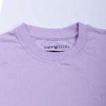 Naxet Lavender Cotton Plain Oversized T-Shirt - John Ellies