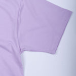 Naxet Lavender Cotton Plain Oversized T-Shirt - John Ellies