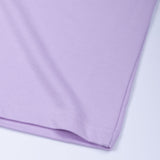 Naxet Lavender Cotton Plain Oversized T-Shirt - John Ellies