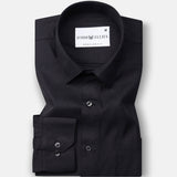 Renato Privilege Black Plain Oxford Cotton Shirt