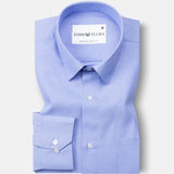 Renato Privilege Ciel Blue Plain Oxford Cotton Shirt