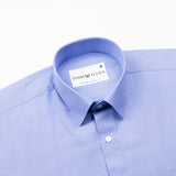 Renato Privilege Ciel Blue Plain Oxford Cotton Shirt