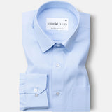 Renato Privilege Zerua Sky Plain Oxford Cotton Shirt