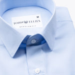 Renato Privilege Zerua Sky Plain Oxford Cotton Shirt - John Ellies