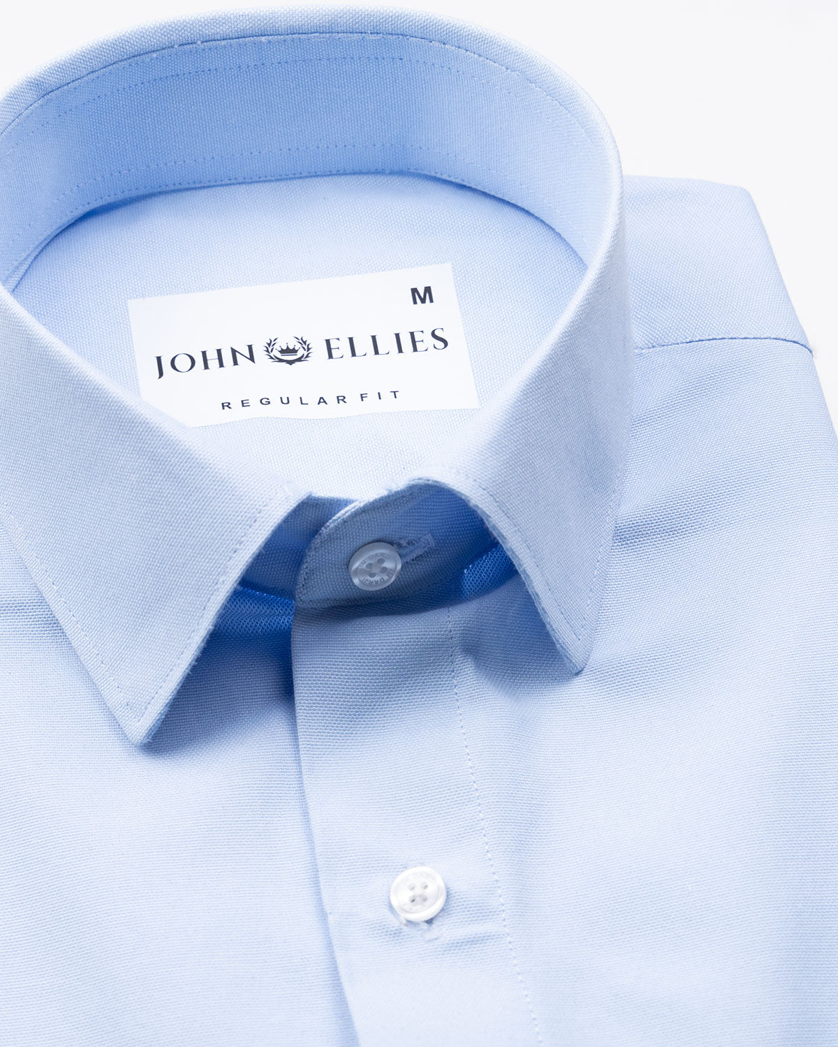 Renato Privilege Zerua Sky Plain Oxford Cotton Shirt - John Ellies