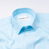 Renato Privilege Ciana Blue Plain Oxford Cotton Shirt