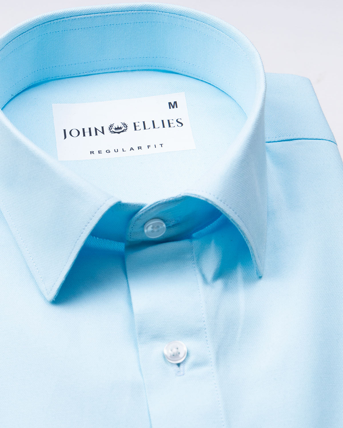 Renato Privilege Ciana Blue Plain Oxford Cotton Shirt - John Ellies