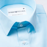 Renato Privilege Ciana Blue Plain Oxford Cotton Shirt - John Ellies