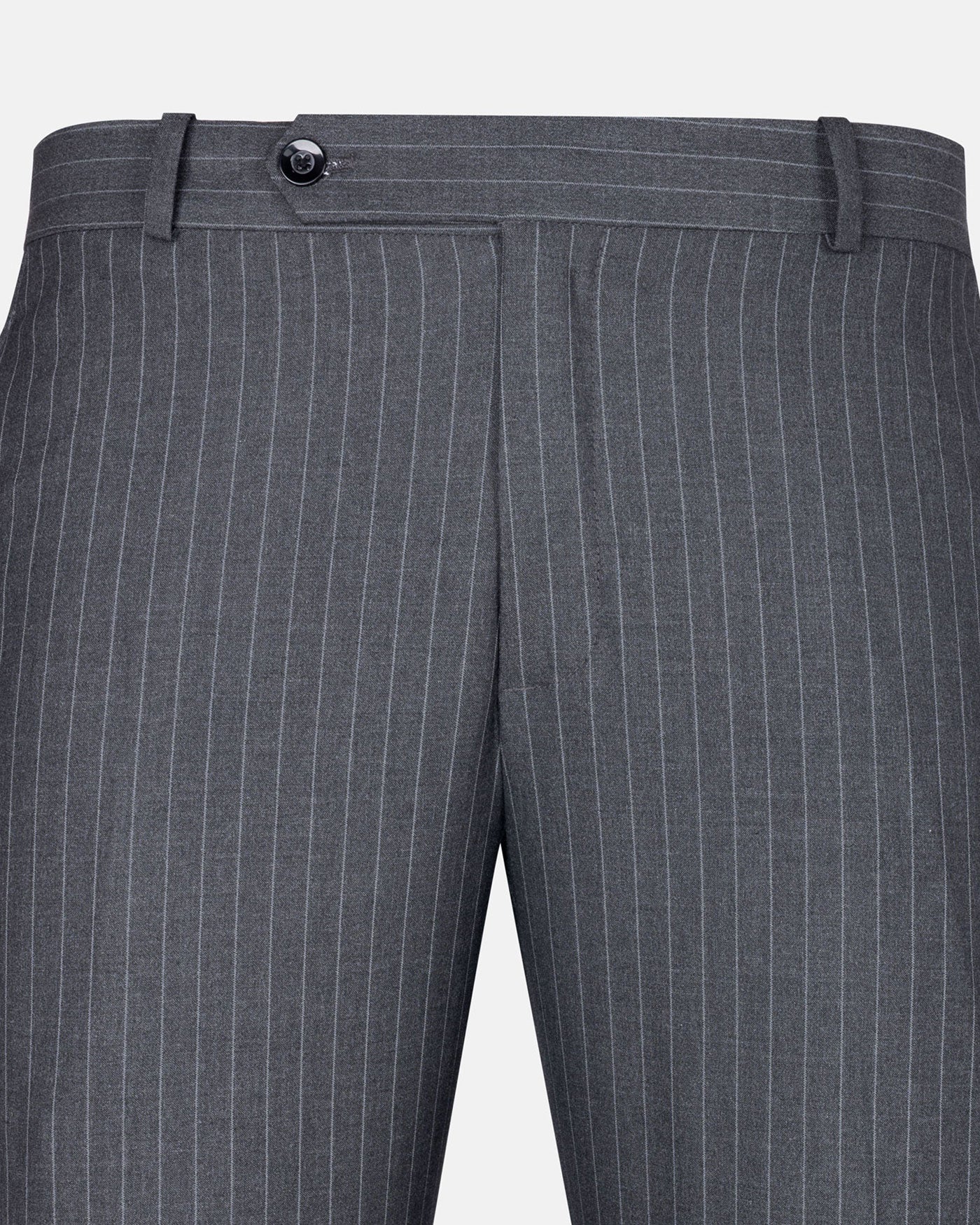 Mornex Grey Stripe Formal Cotton Pant - John Ellies