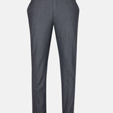 Mornex Grey Stripe Formal Cotton Pant - John Ellies