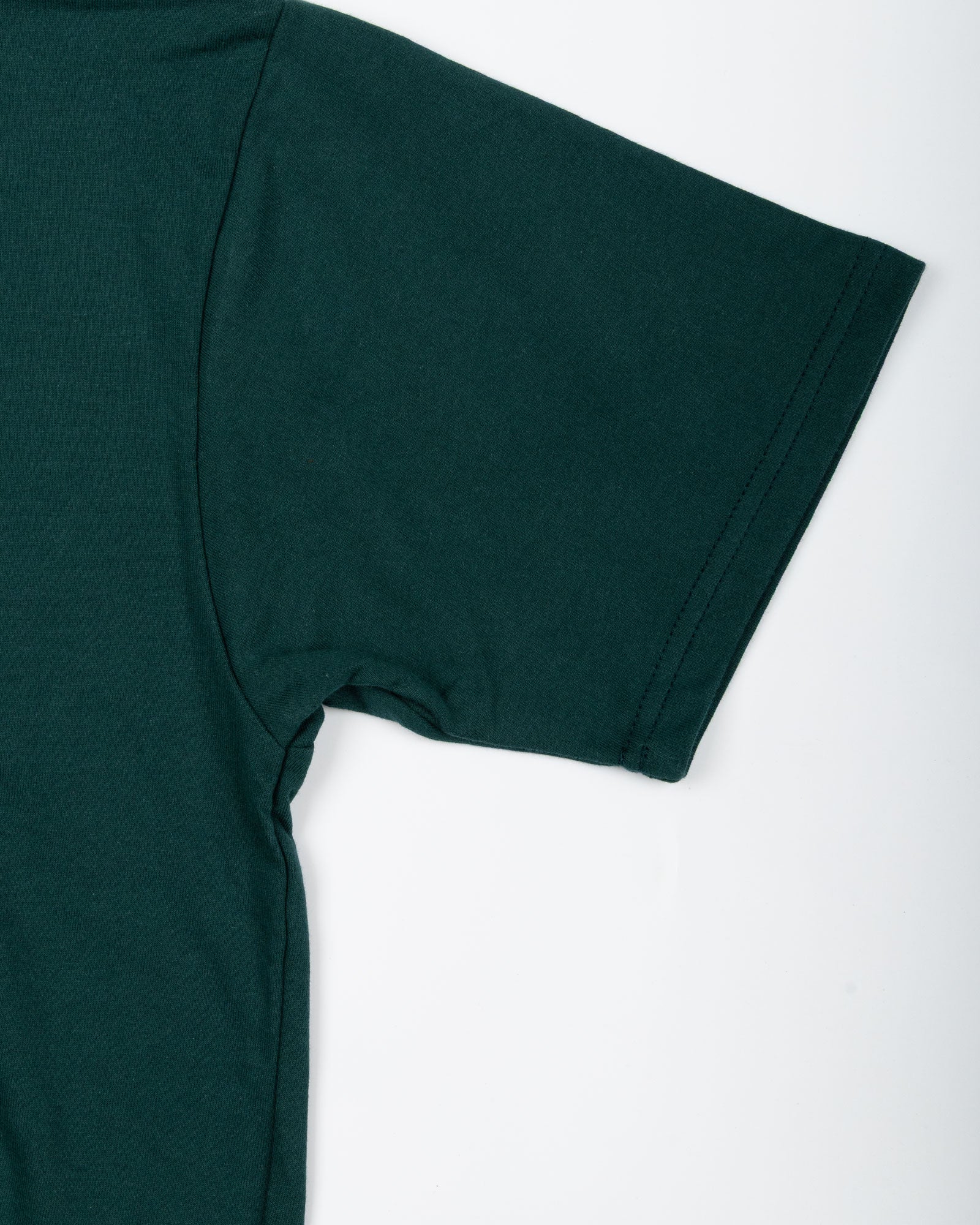 Naxet Green Cotton Plain Oversized T-Shirt - John Ellies