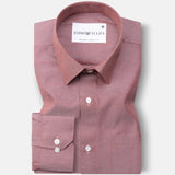 Renato Privilege Nutmeg Maroon Plain Oxford Cotton Shirt