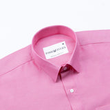 Renato Privilege Heiss Pink Plain Oxford Cotton Shirt