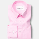 Renato Privilege Arrosa Pink Plain Oxford Cotton Shirt