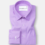 Renato Privilege Ricca Purple Plain Oxford Cotton Shirt