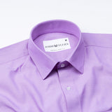 Renato Privilege Ricca Purple Plain Oxford Cotton Shirt