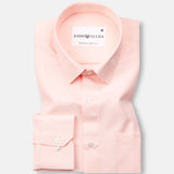 Renato Privilege Noun Peach Plain Oxford Cotton Shirt