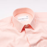 Renato Privilege Noun Peach Plain Oxford Cotton Shirt