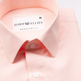 Renato Privilege Noun Peach Plain Oxford Cotton Shirt - John Ellies