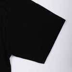 Naxet Black Cotton Plain Oversized T-Shirt - John Ellies
