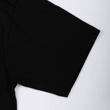 Naxet Black Cotton Plain Oversized T-Shirt - John Ellies