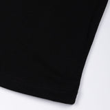 Naxet Black Cotton Plain Oversized T-Shirt - John Ellies