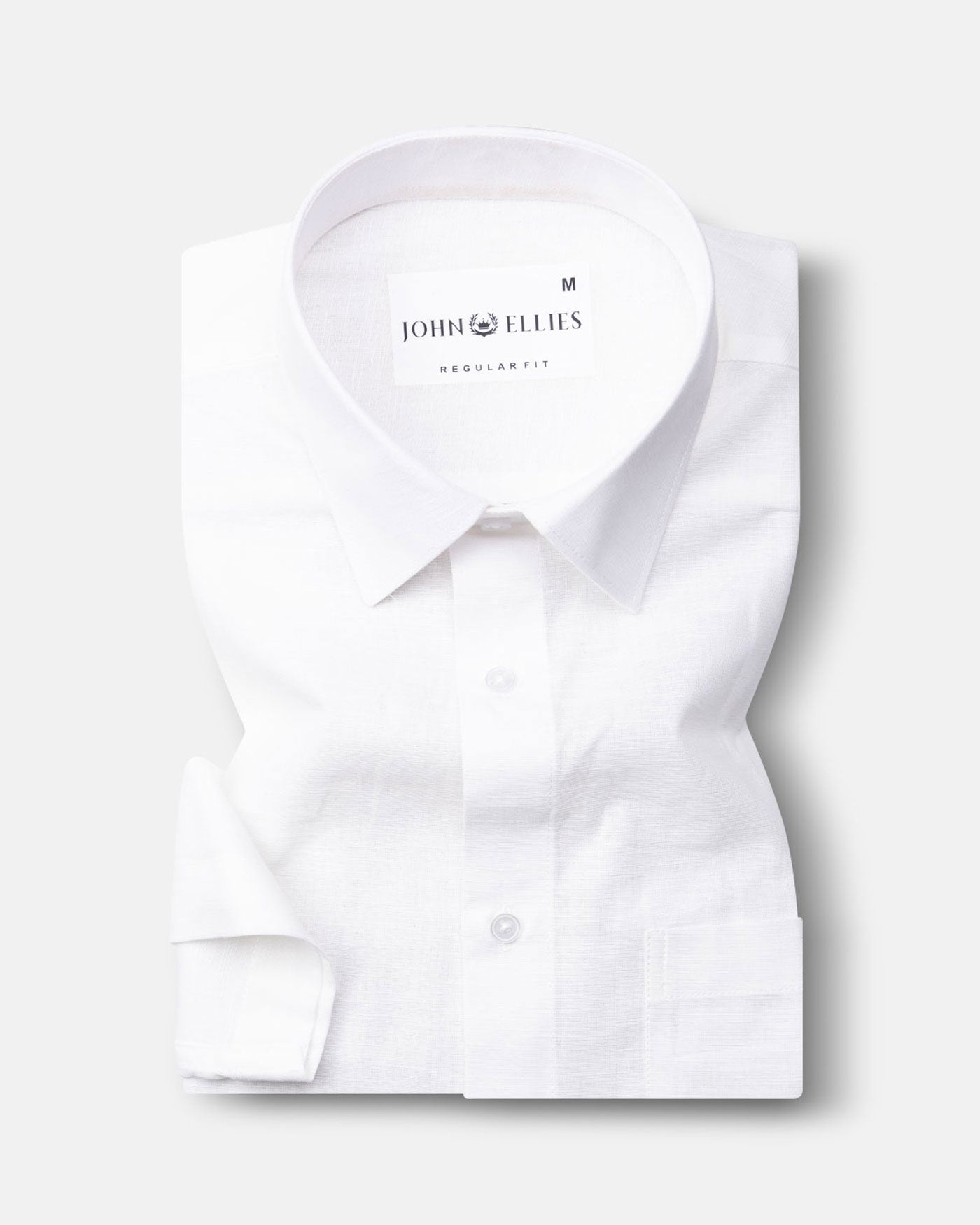 Viol Africain Premium White Linen Shirt - John Ellies