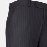 Mornex Black Stripe Formal Cotton Pant - John Ellies