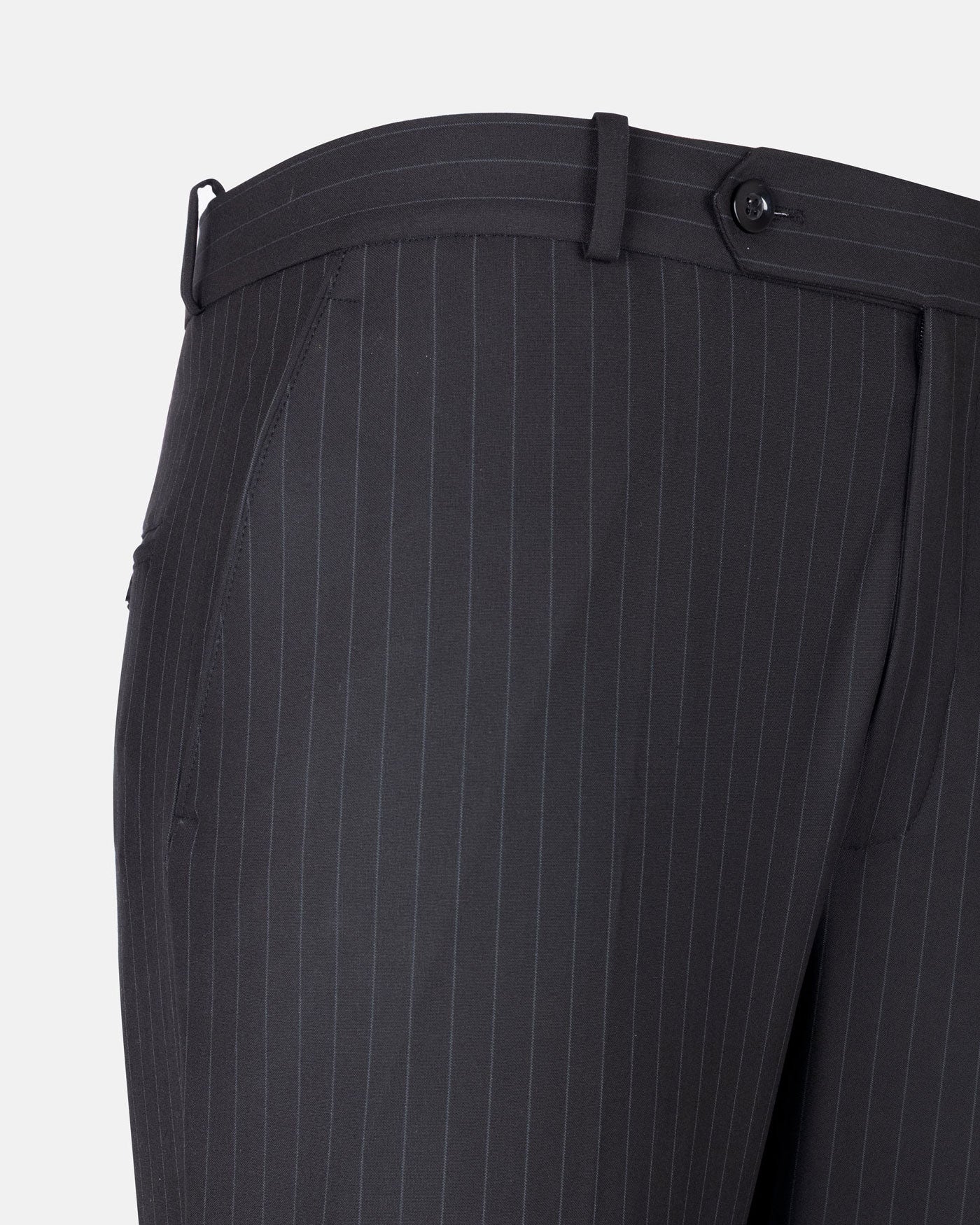 Mornex Black Stripe Formal Cotton Pant - John Ellies