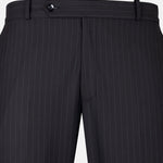 Mornex Black Stripe Formal Cotton Pant - John Ellies