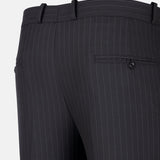 Mornex Black Stripe Formal Cotton Pant - John Ellies