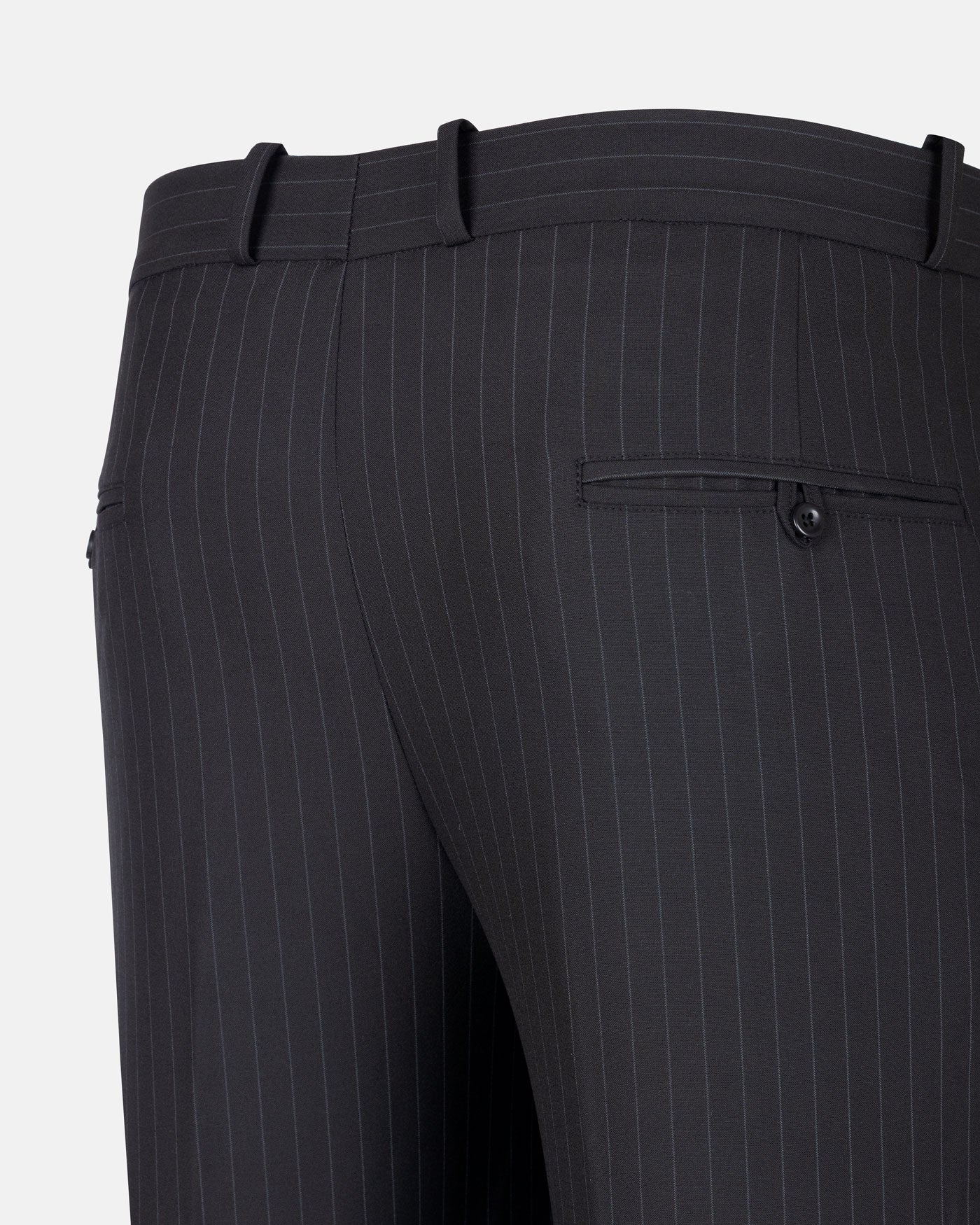 Mornex Black Stripe Formal Cotton Pant - John Ellies