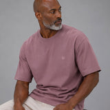 Naxet Pink Cotton Plain Oversized T-Shirt