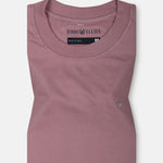 Naxet Pink Cotton Plain Oversized T-Shirt - John Ellies
