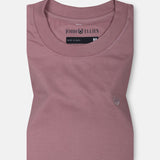 Naxet Pink Cotton Plain Oversized T-Shirt - John Ellies