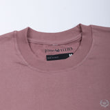 Naxet Pink Cotton Plain Oversized T-Shirt - John Ellies