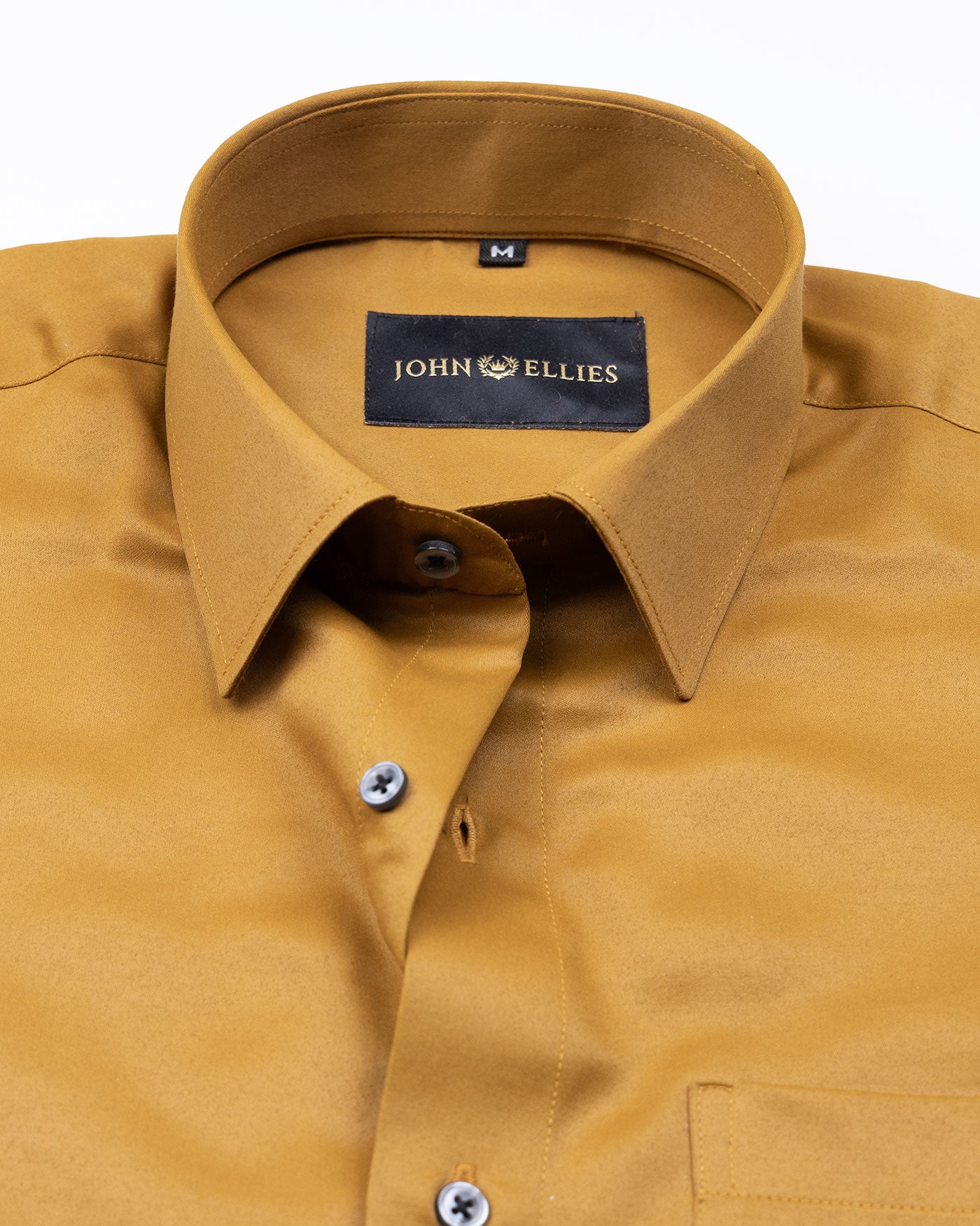 Alykaso Harvest Gold Wrinkle Free Cotton Shirt - John Ellies