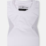 Naxet White Cotton Plain Oversized T-Shirt - John Ellies
