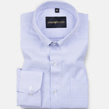 Siento Felix Blue Stripe Oxford Cotton Shirt - John Ellies