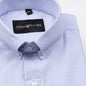 Siento Felix Blue Stripe Oxford Cotton Shirt - John Ellies