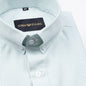 Siento Felix Greenish Stripe Oxford Cotton Shirt - John Ellies