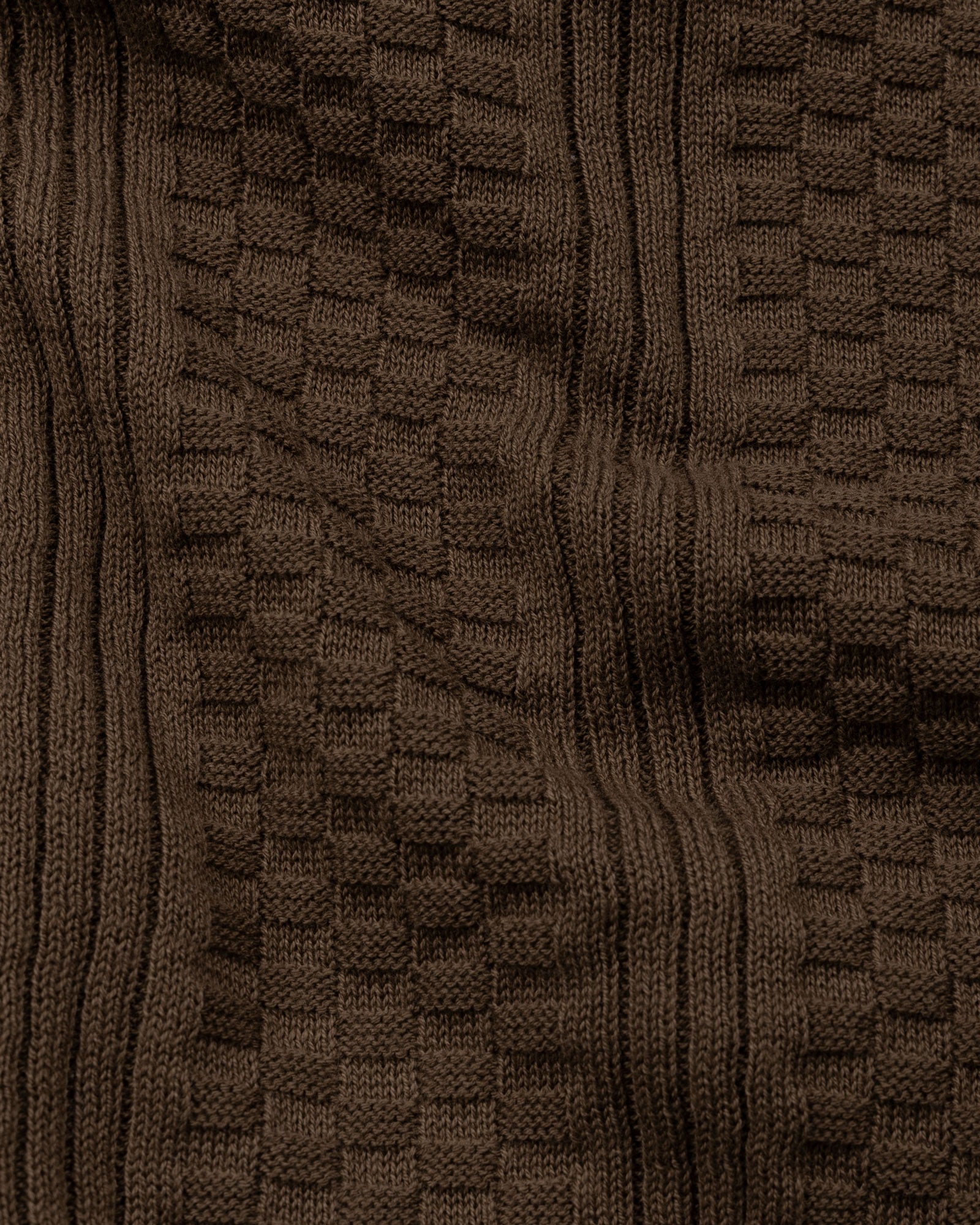 Austen Brown Cotton Polo T-Shirt - John Ellies