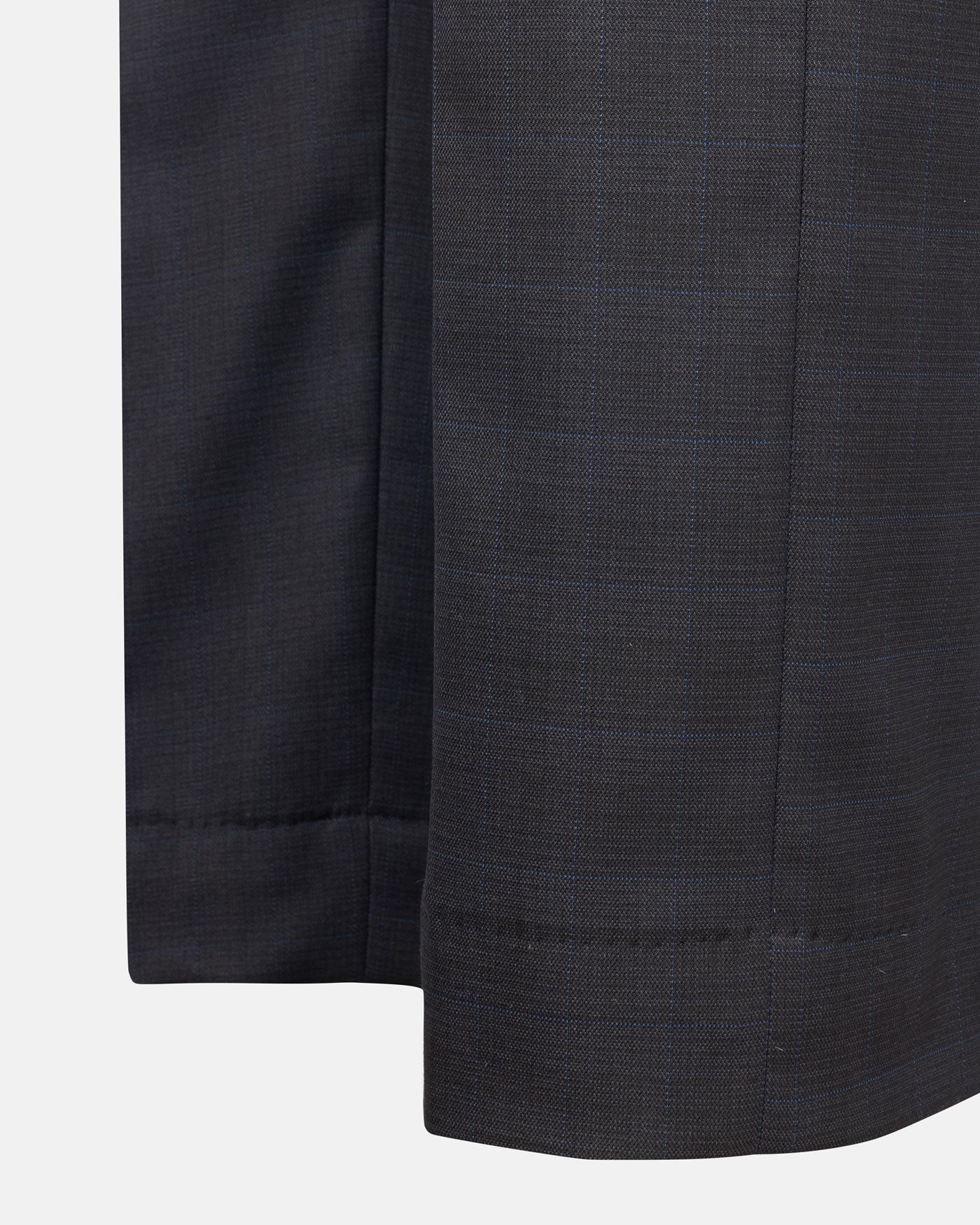 Amber Black Checked Formal Cotton Pant - John Ellies