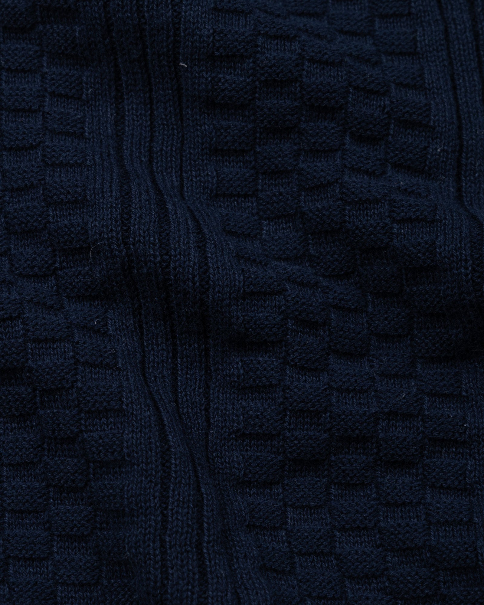 Austen Navy Blue Cotton Polo T-Shirt - John Ellies